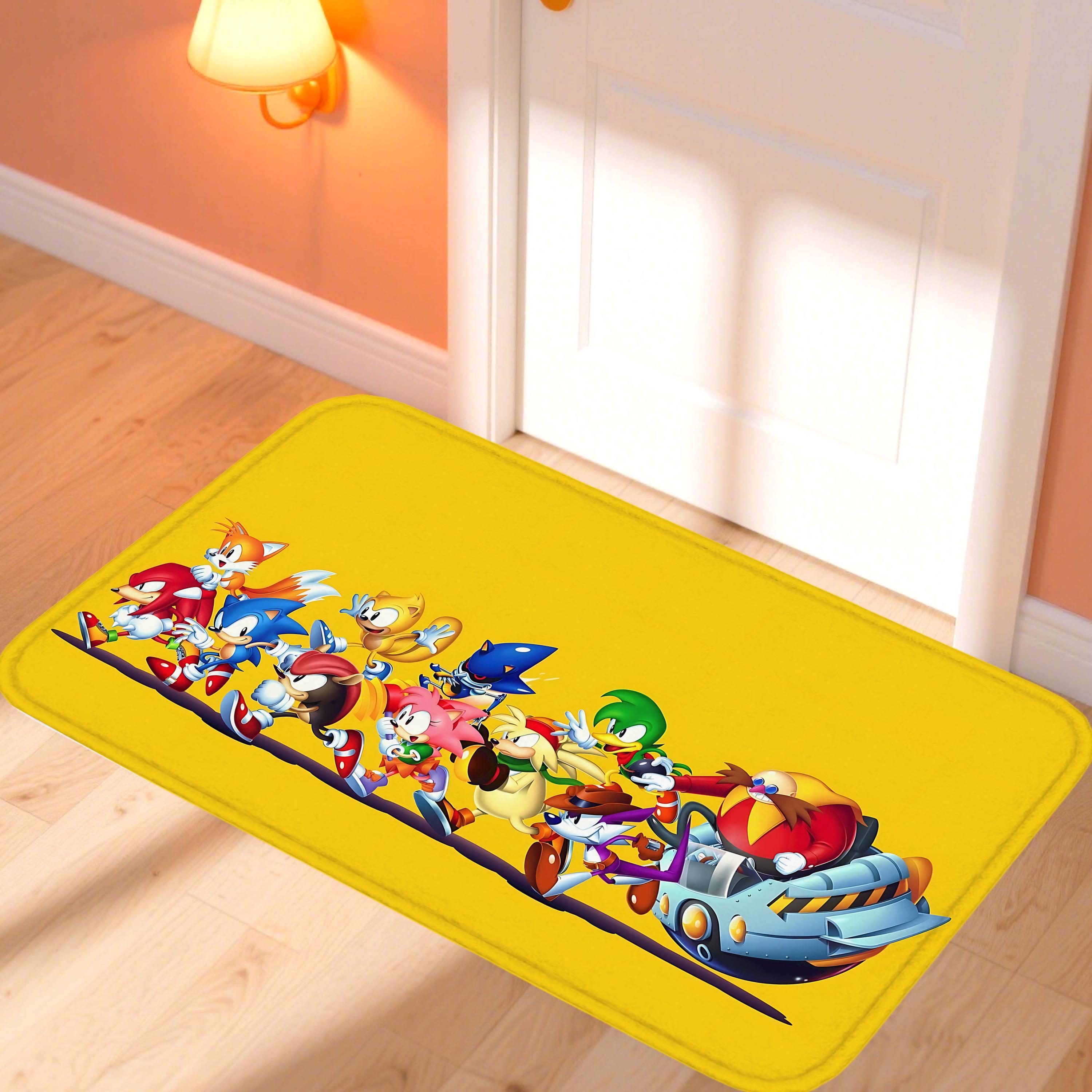 

S-Sonics Їжаки Килимок для дверей Килимок для кухні Килими Вітальня Спальня Килимки Дверний килимок для підлоги Килимок для ванної кімнати Дім Нековзкий килимок для ніг 40cmx60cm