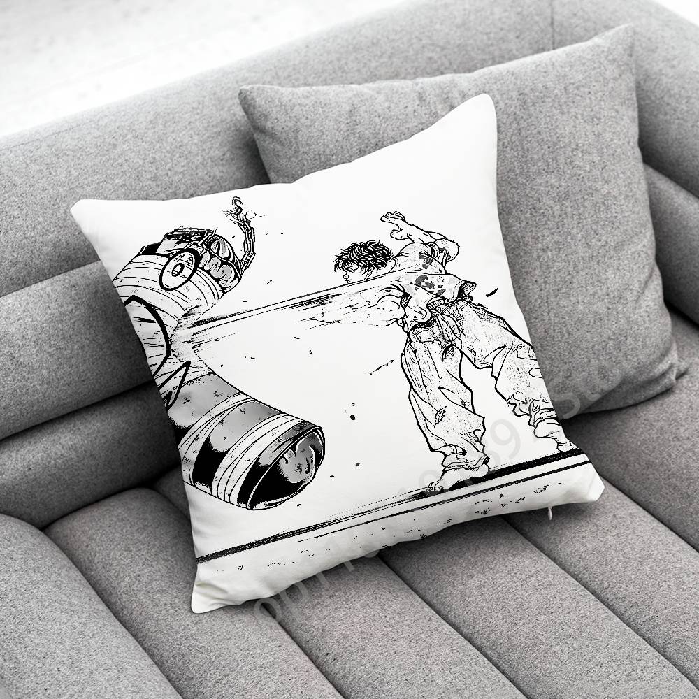 Boxing H-Hajime no Ippo Makunouchi Throw Pillow Case For 45x45cm 40x40cm 30x30cm 50x50cm 55x55cm Square Home Pillowcase Case