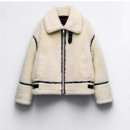 2026 Women's Shearling Suede Winter Coat - Thick, Warm, European & American Style, Loose & Short.