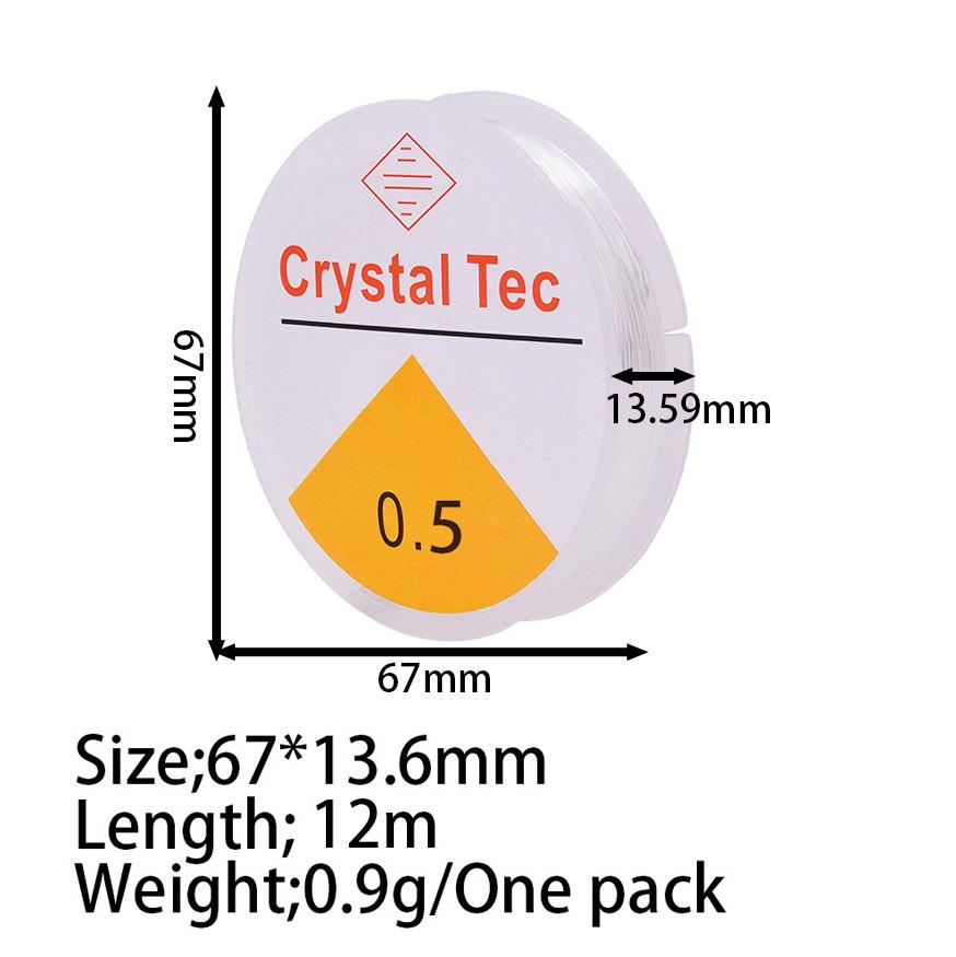 

Сделай сам Эластичная хрустальная леска для ювелирных изделий и бисероплетения 1 piece/package