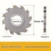 Carbide Tipped Three-Sided Disc Milling Cutter