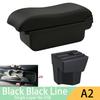 For KIA Rio 3 armrest box KIA K2 X-line Rio 3 2011 2012 2013 2014 2015 2016 car armrest accessories interior Storage box
