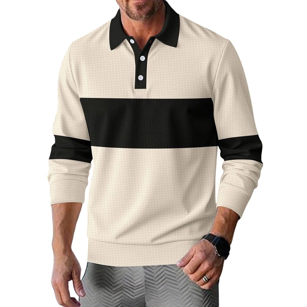 Men's Leisure Fashion Monochrome Shirt Upper Garment