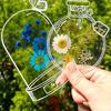 Dried Flower Bookmark Set, PET Transparent Bookmark,DIY Material Creative Stationery Handmade Products,Suitable for Giving Gifts