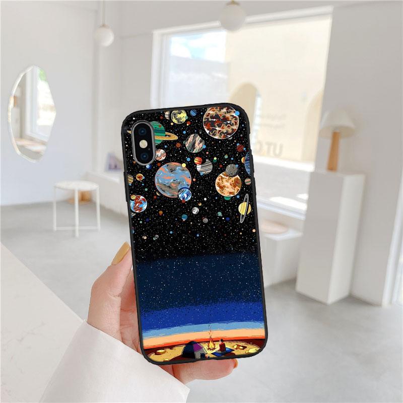 PP7 Astronaut Space Moon Soft Shell Phone Case for OPPO A3 Pro A72 A74 A76 A77 A77S A78 A79 A94 A95 A18 A40M A58