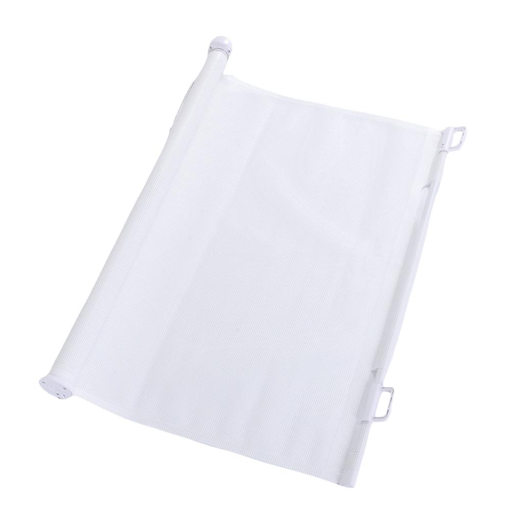 Retractable Pet Gates, 140cm Falling Prevention Cat Dog Mesh Gate with   Width & Screw Drilling Fixing Design, Tear Proof Pet Door for Cats,