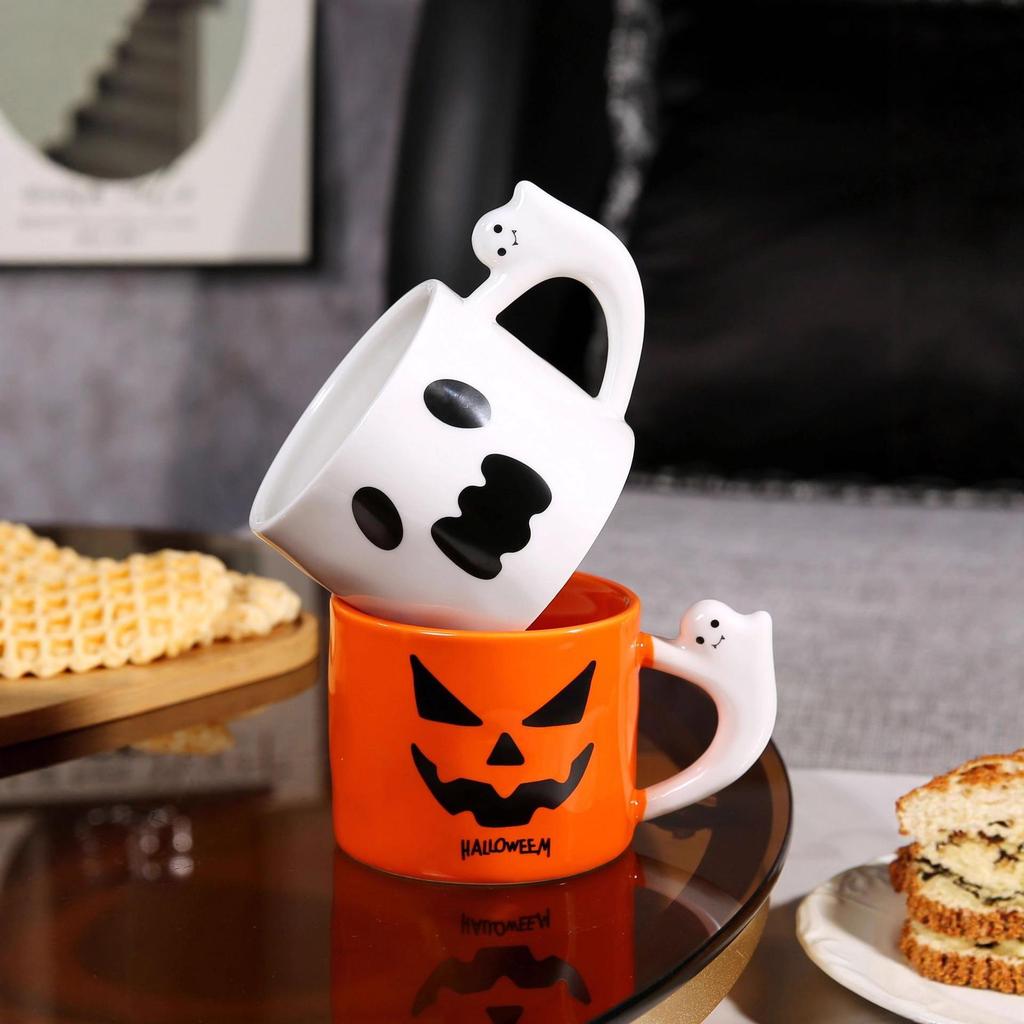 Nordic Creative Internet Celebrity Ghost Cup Halloween Gift High Value Ceramic Mug Souvenir Gift Funny