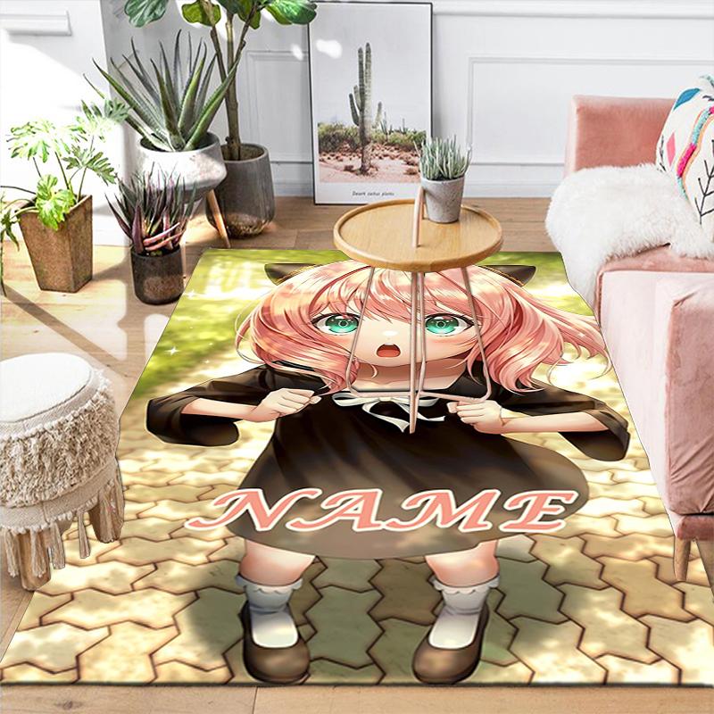 Custom 1Pc Spy Family Romance Rug Office Carpet Indoor Outdoor Entrance Doormat Nonslip Soft And Comfortable Living Room D2915264