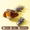 Indoor Interactive Birds Toy for Cat Chasing Teasing Toy Sounding Catnip Cat Teaser Toy Self-hilarity Wall Hanging Birds Cat Toy