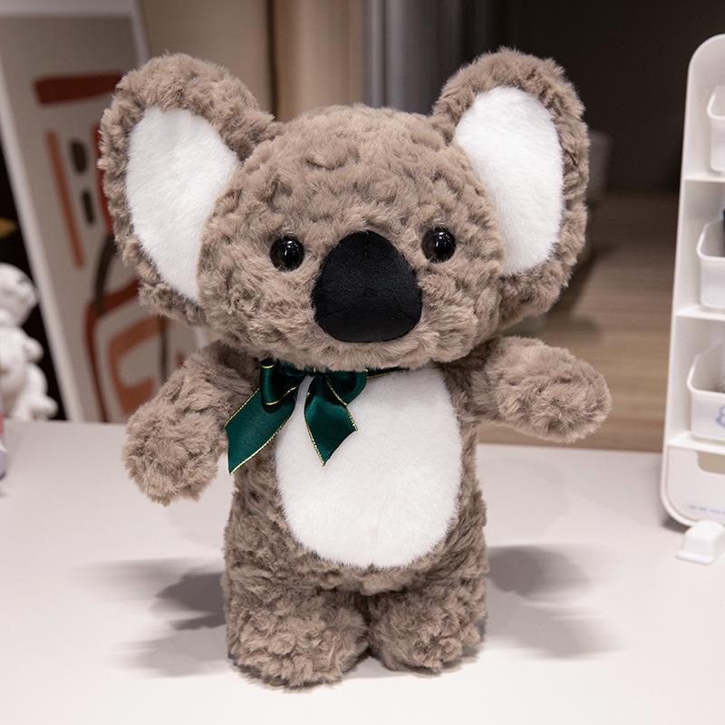 

Adorable Koala Plush Toy: Cute Tree Bear Doll for Kids 35cm (220g) серый