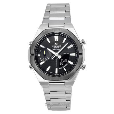 Edifice Analog Digital Smartphone Link Stainless Steel Black Dial Quartz ECB-S10DB-1A 100M Men's Watch