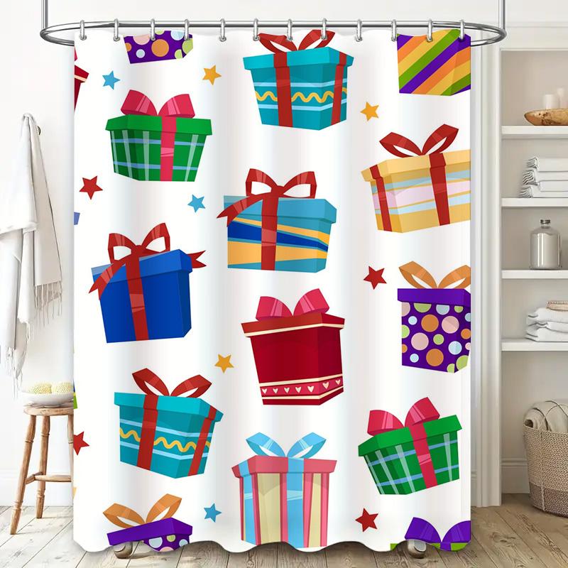 Tu Shower Curtain Abstract Pattern Modern Waterproof Fabric Bathroom Decor Set Vintage Floral Farmhouse Artistic Home Textile