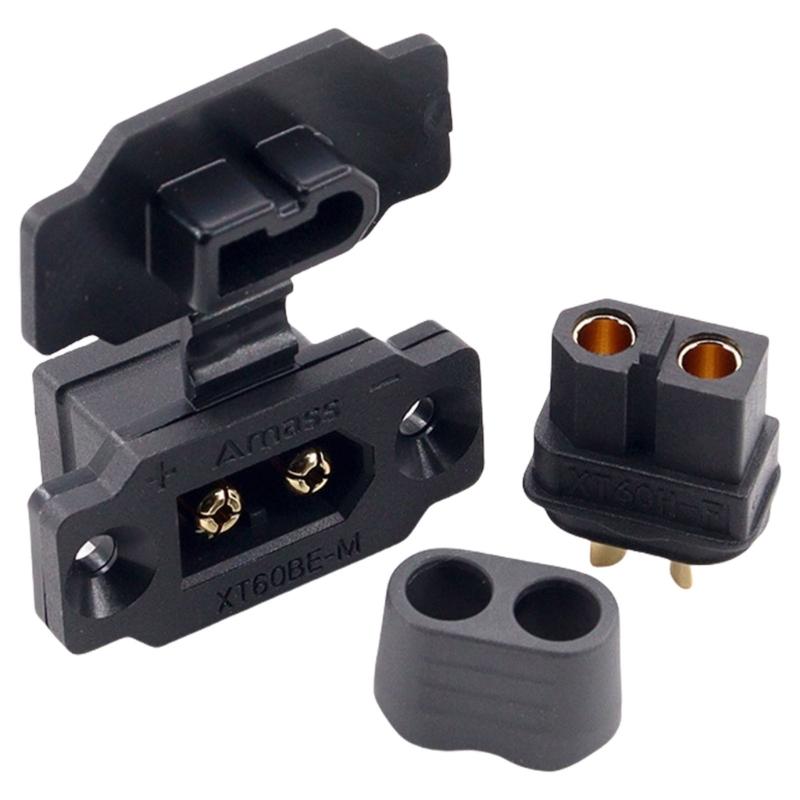 

XT60BE M Connector Caps Offers Fit and Easy Installation for Remote Control Models and Drones чорний