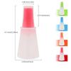 Oil Dispenser Bottle with Silicone Basting Brush Heat Resistant Cooking Brush for BBQ, Baking, Grilling and Kitchen Use