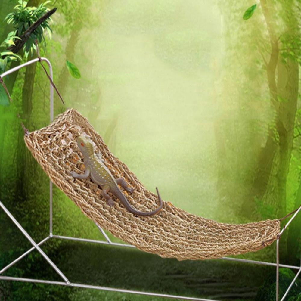Practical 1PC with Suction Cups Flexible Soft Crabs House Reptile Hammock Geckos Mats Lizard Bed
