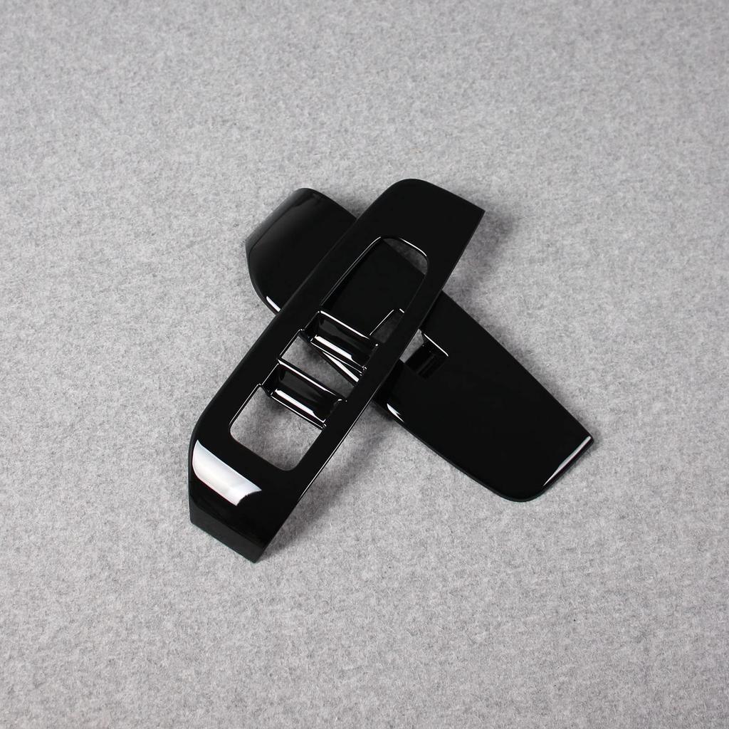 Ruiq Interior Door Window Button Switch Panel Cover Garnish for the New Nissan Note Designed for Nissan NOTE E13, E-Power (Black)