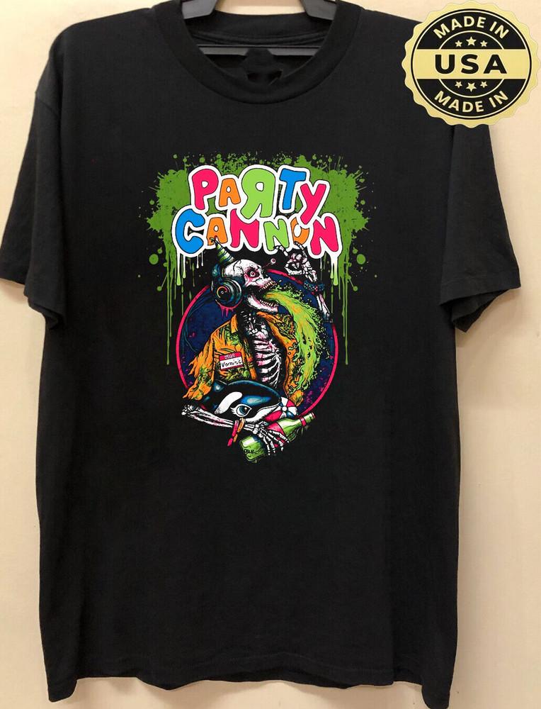 

Hot Party Cannon Band Skull Shirt Unisex Concert S-5XL BO999 Unisex T-Shirt XXXL