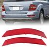 Bandes réfléchissantes pour Mercedes Benz Classe ML W164 2009 2010 2011 Réflecteur de pare-chocs arrière de voiture Bande d'avertissement à lentille rouge 1648200374