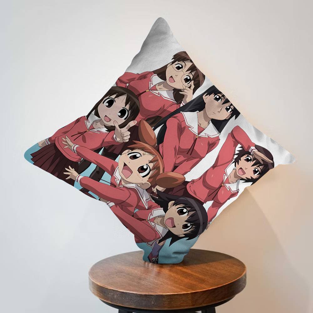 Azumanga Daioh Cushion Cover Inches Farmhouse Decor Home Throw Pillow Covers for Couch Decorations