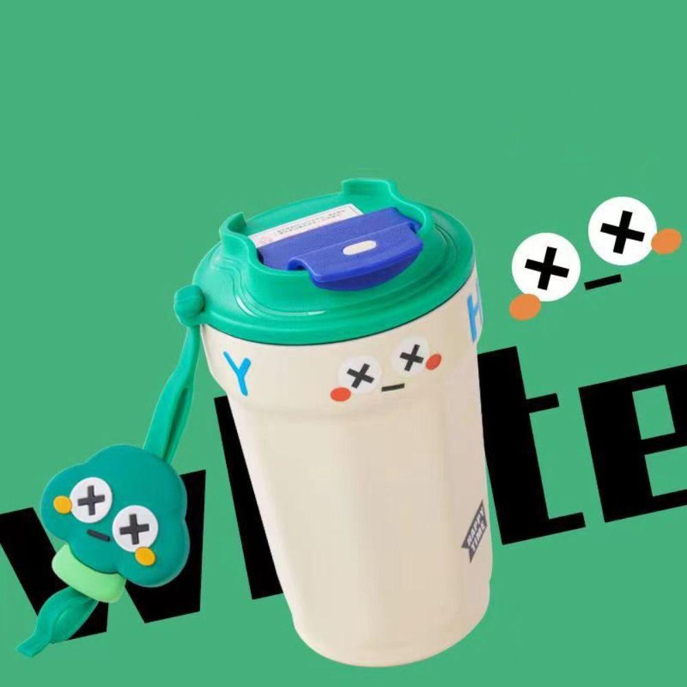 Cartoon Thermal Flask Stainless Steel Water Bottle Portable Coffee Mug  Car