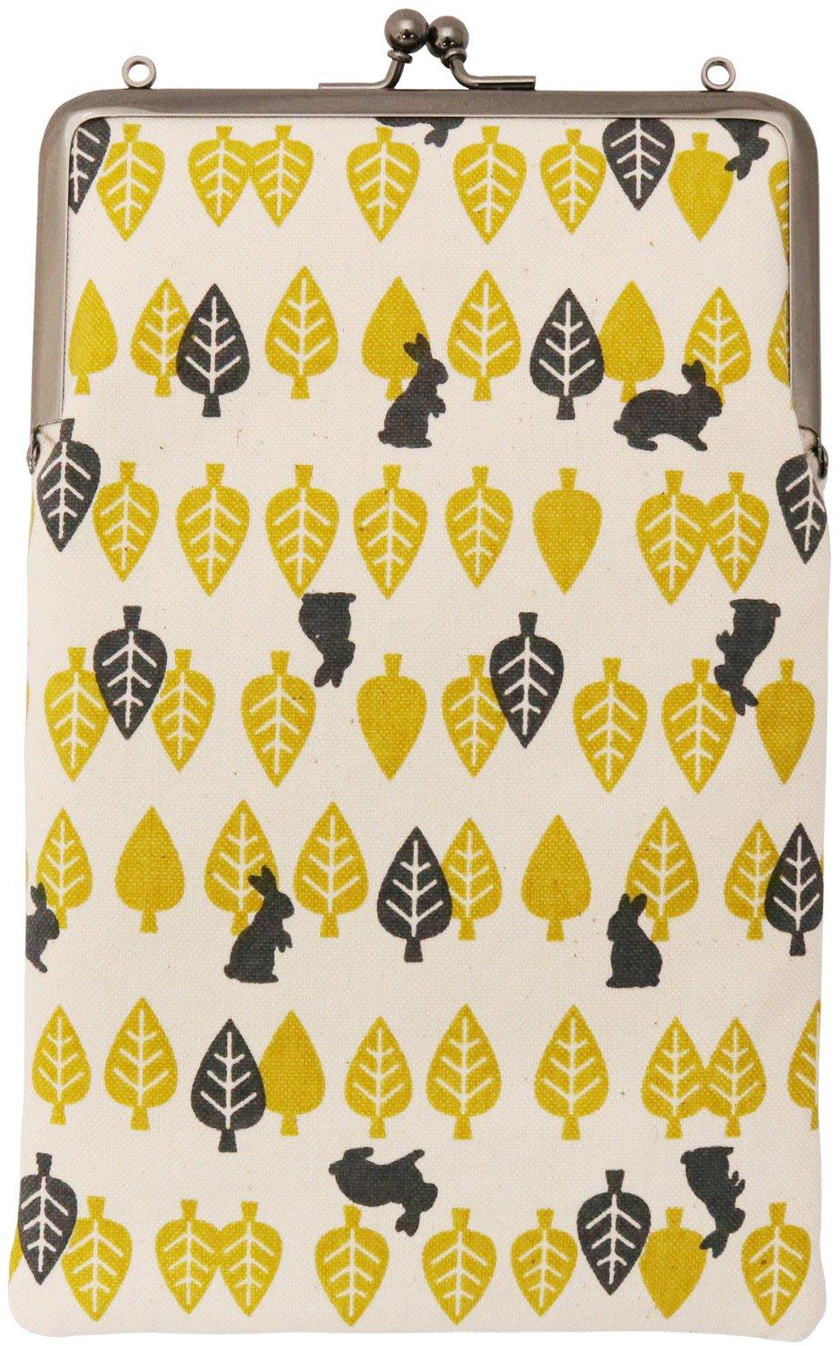 

Kyosuke Tekteko Canvas Slim Purse Goshuincho Rabbit x Made in Japan Case, Design, Approx. 23.5 14.5 cm,