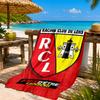 Racing Club De Lens Crest Beach Towel, Quick-drying, Easy To Care For, Suitable for Both Fitness and Beach Vacations,Sports Essential