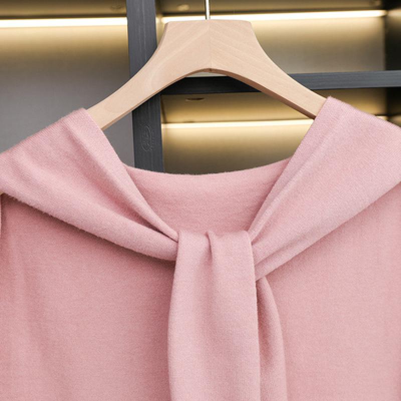 Spring and Autumn Air-conditioned Room Shoulder Small Shawl Knotted Knitted Knitted Sweater Wool Scarf Women