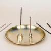 5-in-1-Räuchergefäß aus Metall, Messing-Räucherstäbchenhalter, Palo Santo-Halter, Salbeihalter, Räuchertablett, Aschenfänger, Heimdekoration