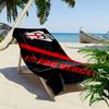 Beach Towel with FC Pro Vercelli Club Badge, Quick Dry Lightweight, Ultra Soft Absorbent, for Vacation Pool Gift