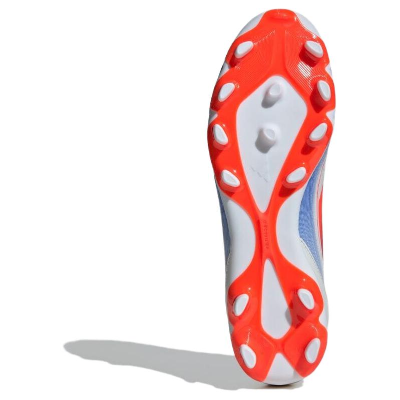 Adidas F50 League Comfortable Versatile MG (Rubber Short Studs) Artificial Grass Football Shoes Men Football Shoes White Red Blue IF1341