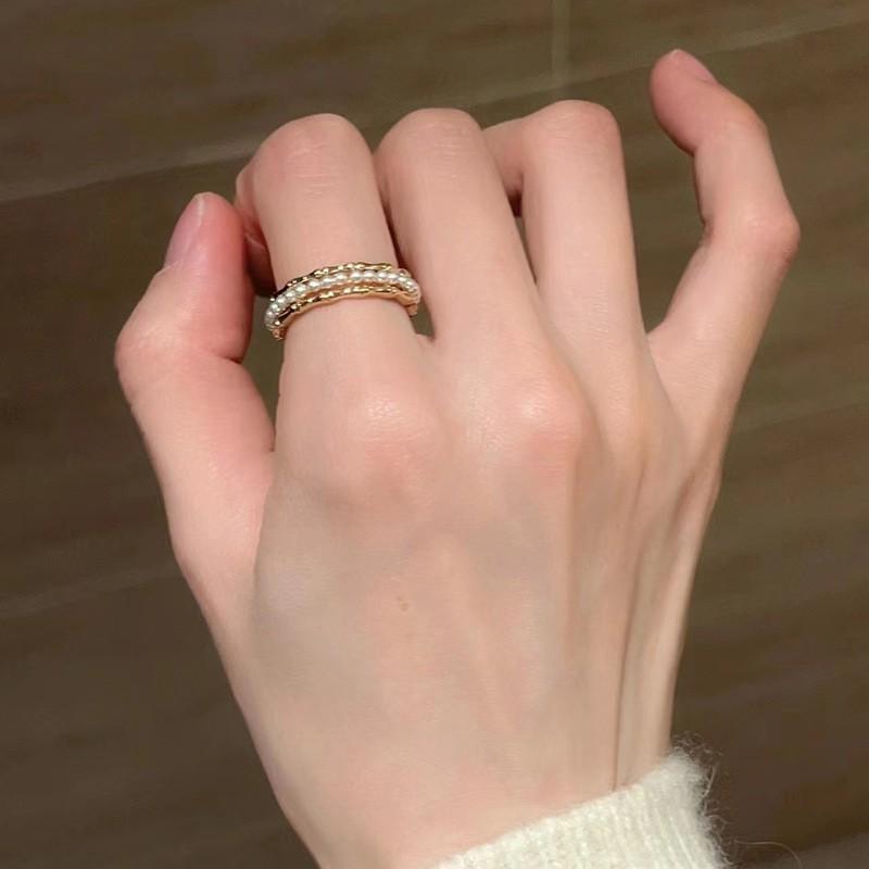 Flower Finger Butterfly Ring Women Hand Ornament Jewelry Fashion Gift Decoration