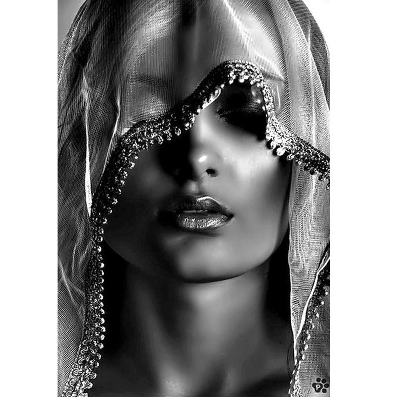 

Современный минималистичный стиль, золотой макияж, женский холст, картина, постер, настенное искусство, украшение для гостиной, дома 20*40cm No Frame