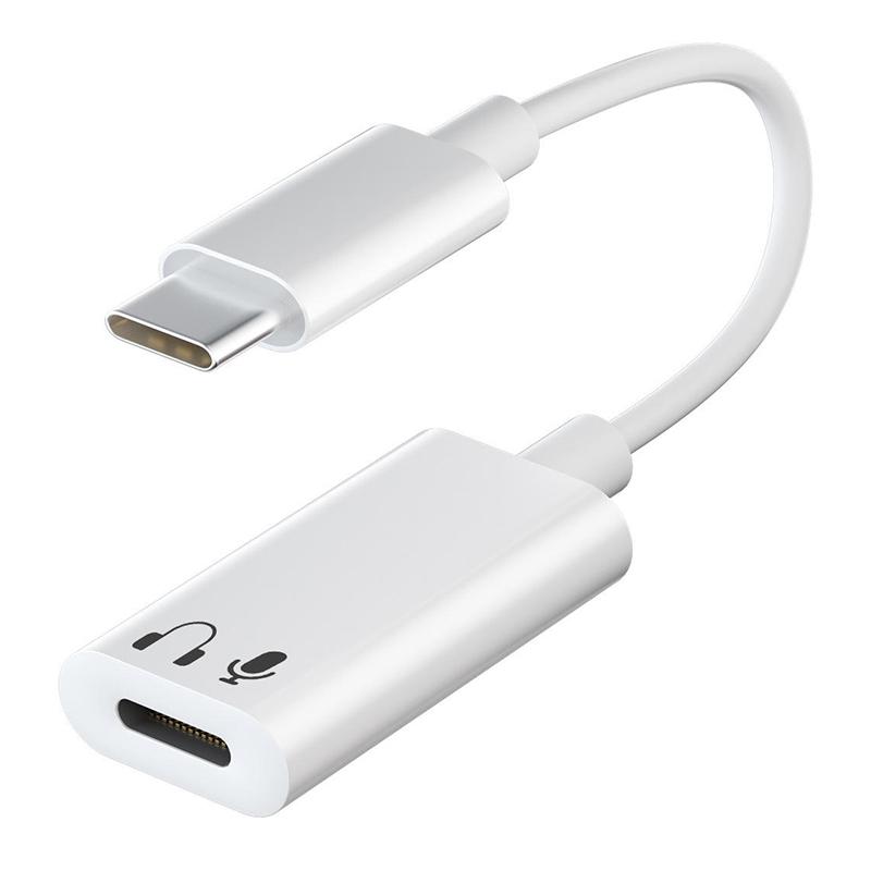 

USB-C to iP Headphone Converter for iPhone 15 Series Huawei Samsung Xiaomi LG Type-C Headset Adapter As Shown A