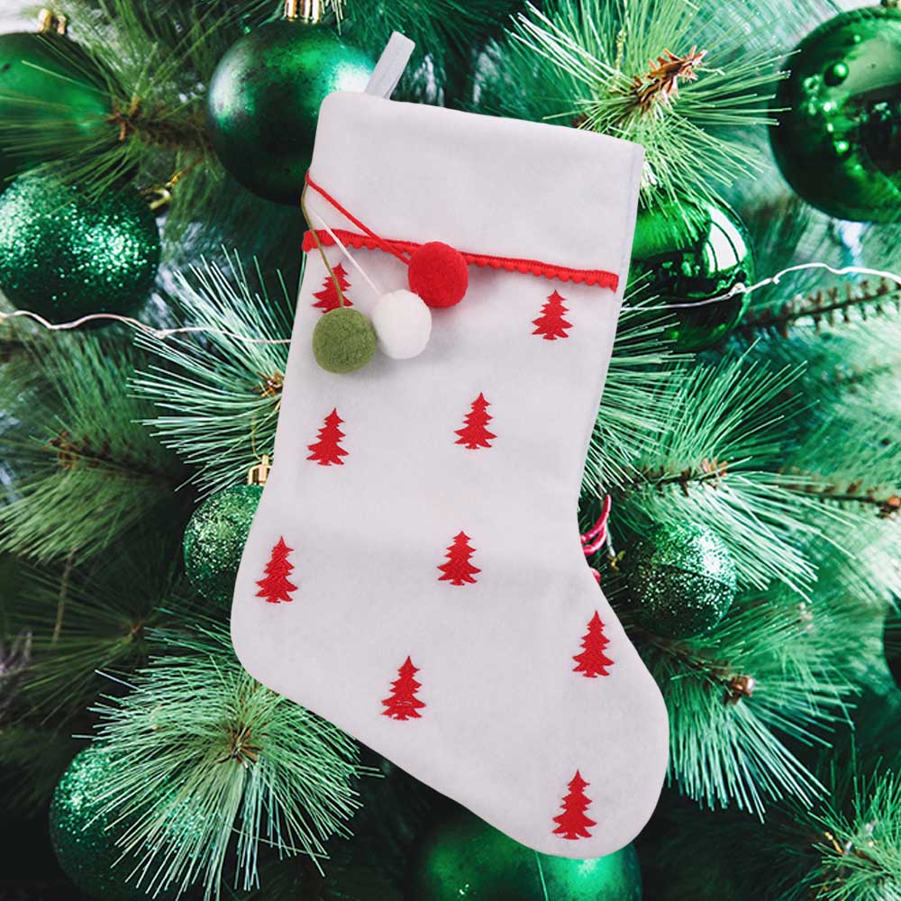 Hanging Christmas Stocking Xmas Tree Ornaments Gift Bag Christmas Gift Sock  Christmas Decor
