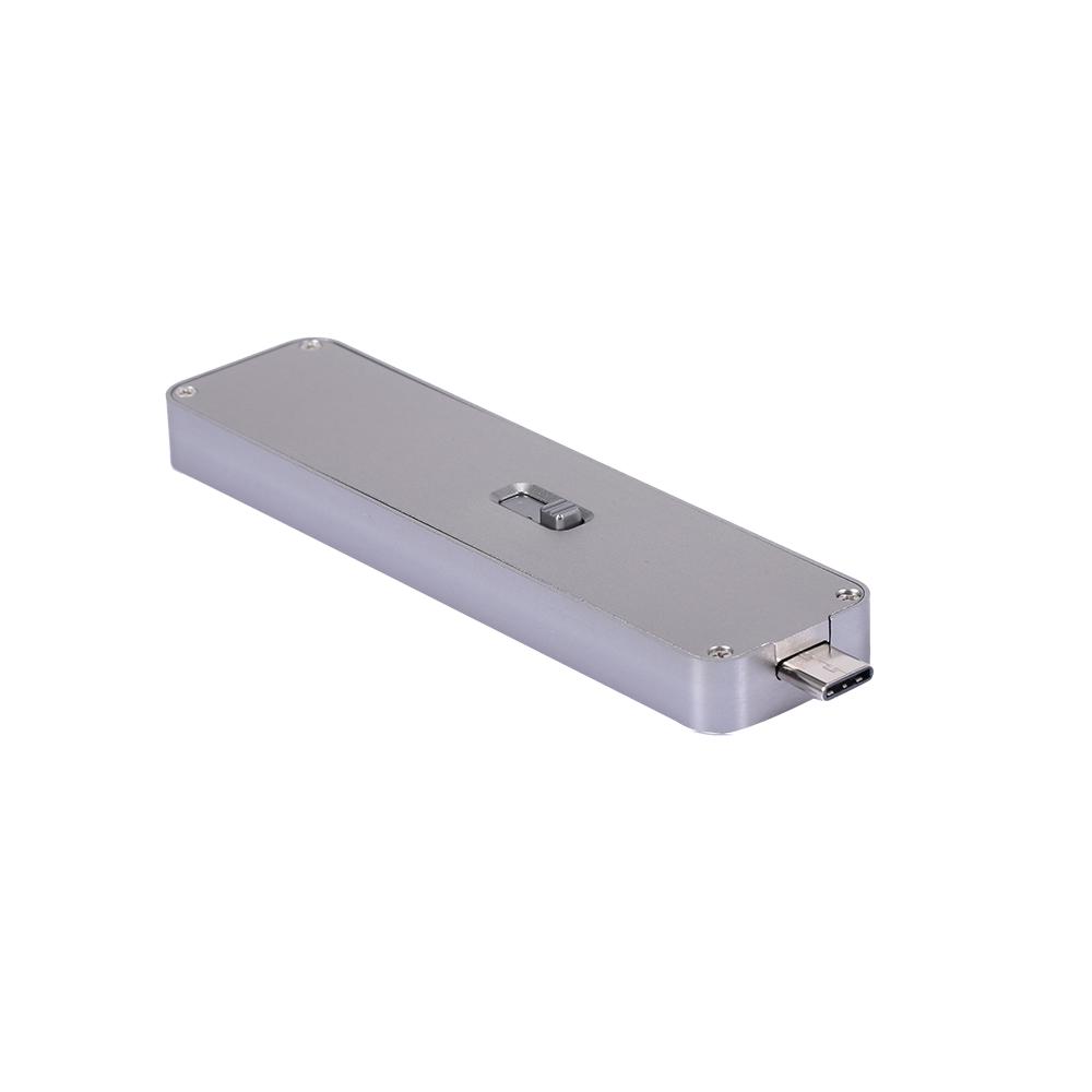 M.2 NVME zu Typ-C Adapter M2 PCIE SSD Adapter Karte Tragbares Festplattengehäuse Plug & Play