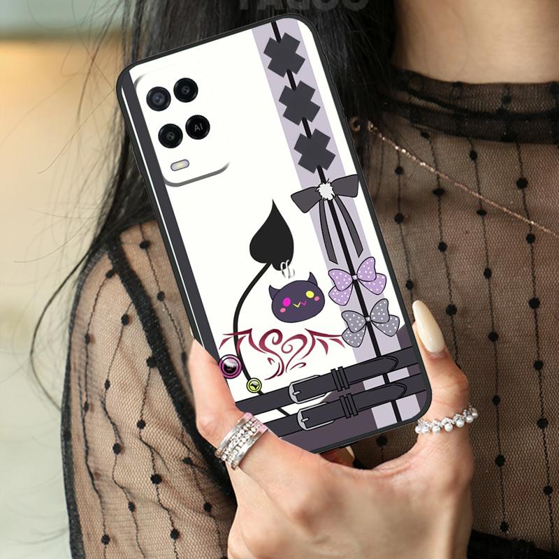 Hololive Costume Case For Oppo A78 A98 A18 A38 A58 A60 A80 A40 A96 A76 A16 A94 A74 A54 A15 A17 A57 A77 A5 Pro