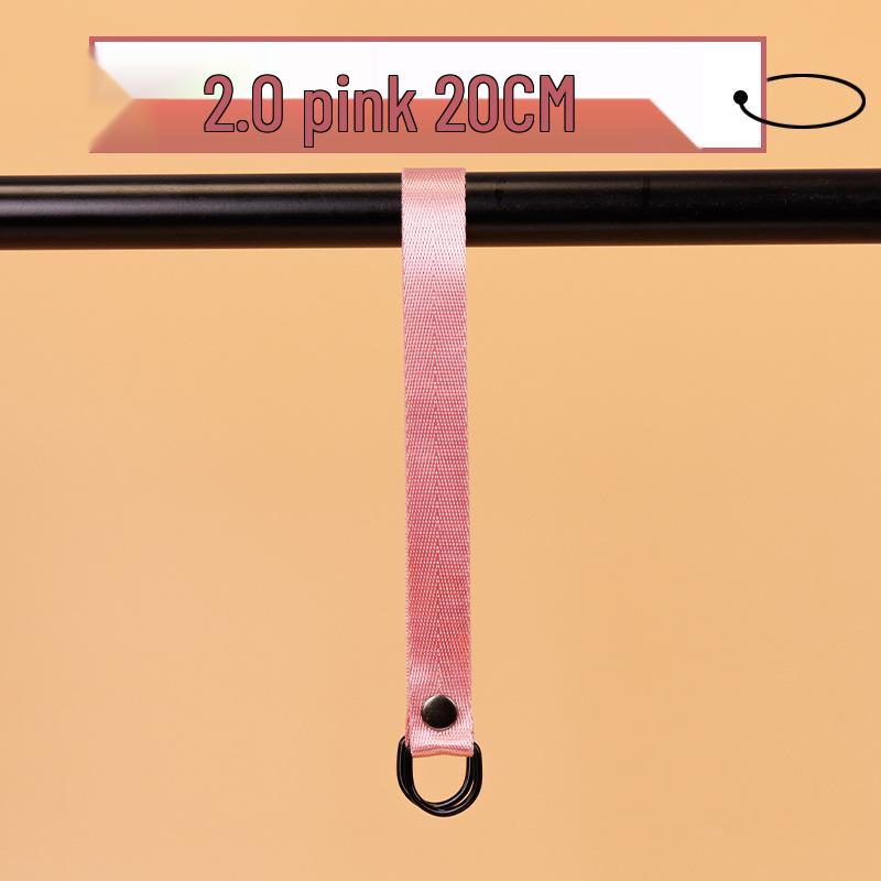 Adjustable Height S-Hook Loop for Hanging Clothing & Accessories with Customizable LOGO