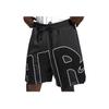 Nike Letter Print Mid-Rise Drawstring Fitted Straight Leg Casual Shorts Men shorts Black BV7737-010
