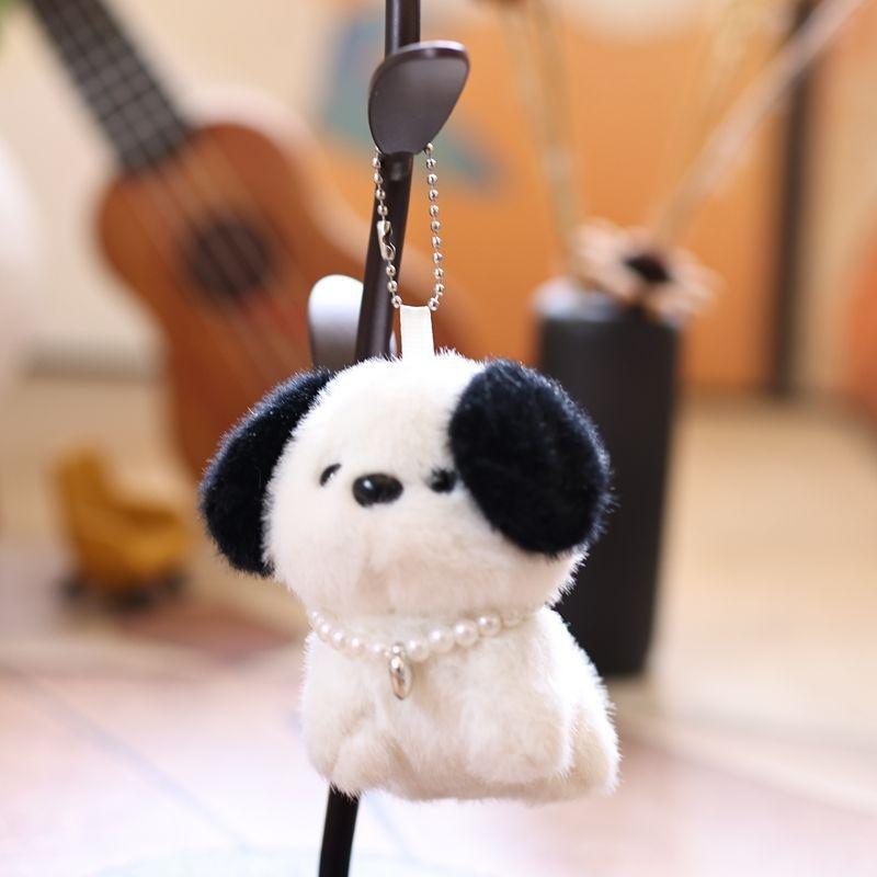 

Милый плюшевый брелок в виде щенка, мультяшный брелок в виде маленькой собаки, мягкие куклы, брелок, подвеска для сумки, украшение, держатель для ключей, подарки A1