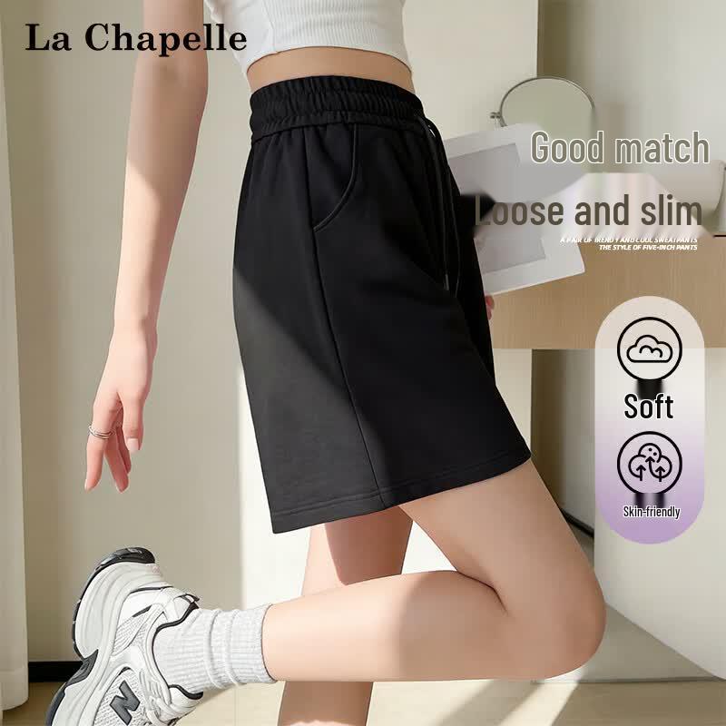 

La Chapelle Women s Casual Wide-Leg Five-Point Shorts 2XL