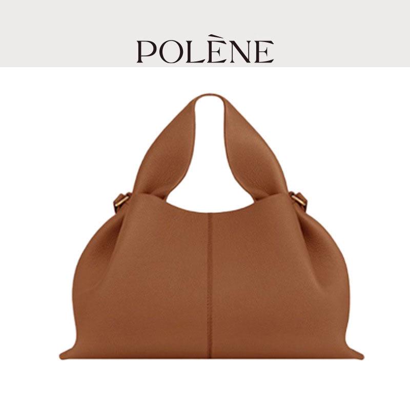 Polene Cloud Bag: Französische Nische Damen Retro Europäische & Amerikanische Handtasche, Unterarm Schulter & Crossbody Tasche, Leichter Luxus Mode.