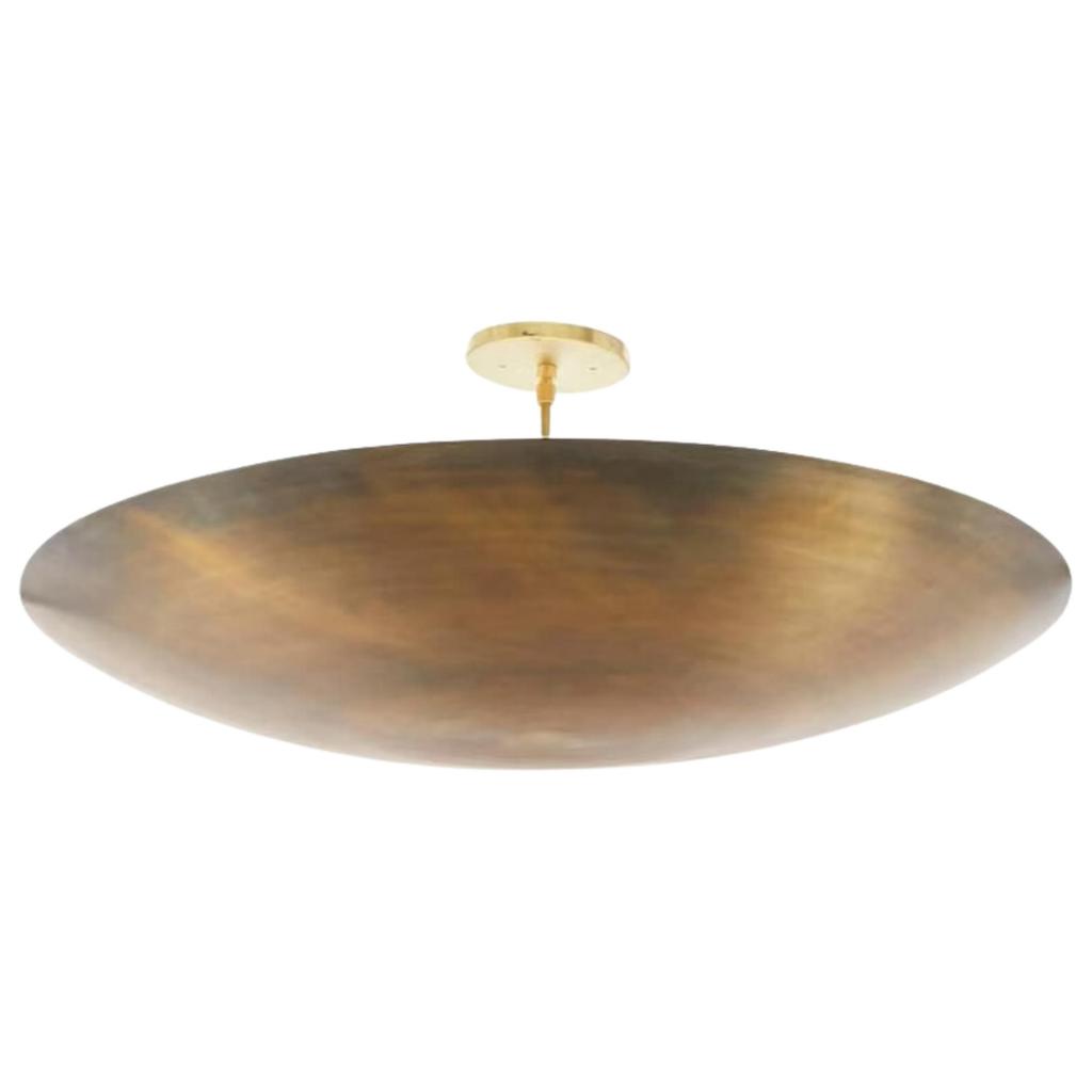 6 Light Elegant Ceiling Flushmount Light Pendant Mid Century Modern Raw Bras