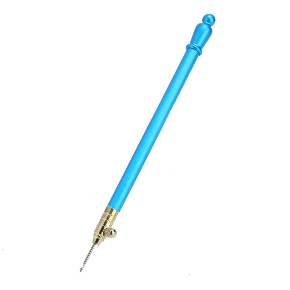 2pcs Stainless Steel French Tambour Needle Blue And Pink Sewing Tool  DIY Sewing
