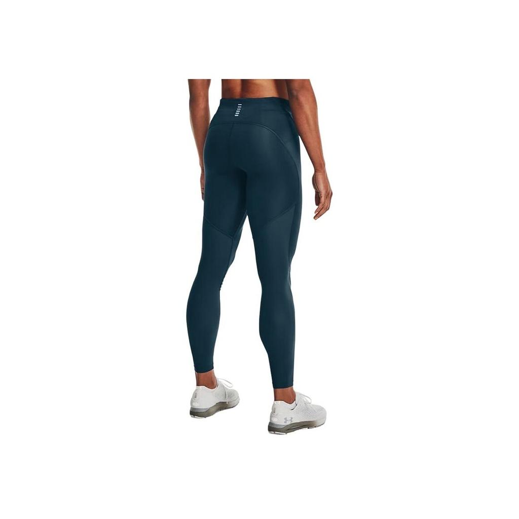 Under Armour Solid Color Breathable Stretch Sports Pants Women bottoms Dark-Green 1356181-413