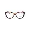 Prada optical glasses SIGNATURE signature series acetate frame cat eye women's Tortoiseshell color 55 basic packaging-glasses case + packaging box