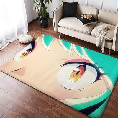 Urusei Yatsura Anime Game Floor Mat Cozy Flannel Soft Thick Non-Slip Mat For Living Room Bedroom Kitchen Decor Rugs