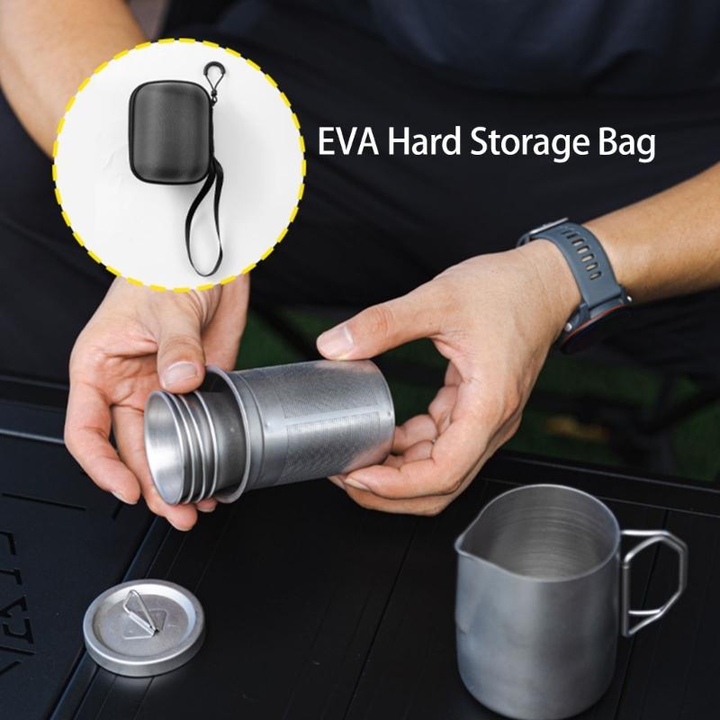 6lots Portables Camping Teas Cups 304 Stainless Steel Durability Easyly Clean Outdoor Cookware Essential