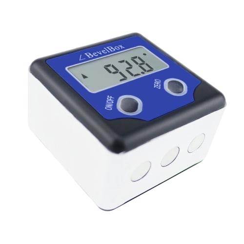 TECKOPLUS Digital Angle Meter, Inclinometer, Bevel Box, Angle Meter with Mode, }180.0, 3 Internal Magnets, IP54 Waterproof