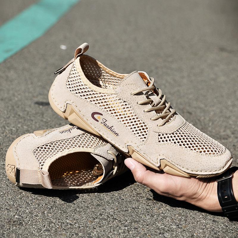 Zomer Mannen Breather Mesh Casual Schoenen Mannen Loafers Comfortabele Rijschoenen Mocassins Man Flats Schoenen