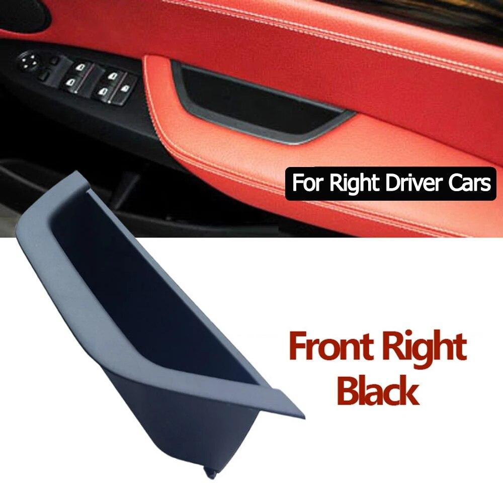 

Левый правый водительский автомобильный салон, дверная ручка, кожаный чехол, комплект замены для BMW X3 X4 F25 F26 2010-2016 Right Driver Black